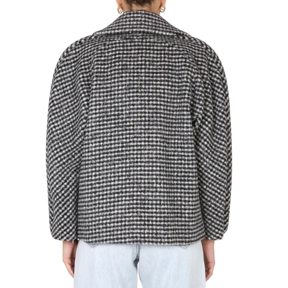 DRIES VAN NOTEN Royal Short Round Coat in Black Size Small S - $1,895 - Picture 8 of 11